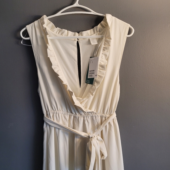 H&M maternity romper off-white size large - Picture 2 of 4